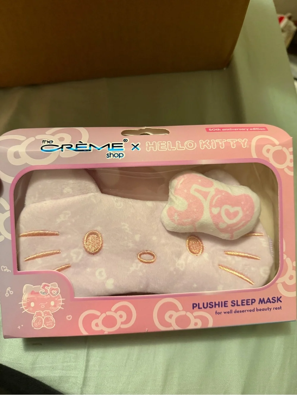 Hello Kitty Pink Plushie Sleep Mask - The Crème Shop